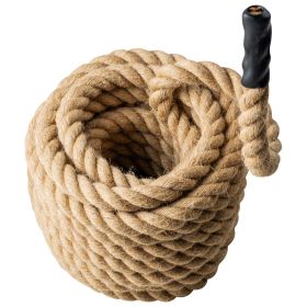 Gym Climbing Rope, 1" Diameter 50 ft Length Gym Fitness Training Rope, Gym Exercise Workout Rope for Adults
