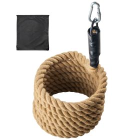 Gym Climbing Rope, 1.5" Diameter 25 ft Length Gym Fitness Training Rope, Gym Exercise Workout Rope for Adults