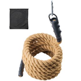 Gym Climbing Rope, 1.5" Diameter 30 ft Length Gym Fitness Training Rope, Gym Exercise Workout Rope for Adults