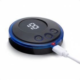 EMS Foot Massager Leg Electric Deep Reshaping Kneading Muscle Pain Relax Machine (Option: BLACK)