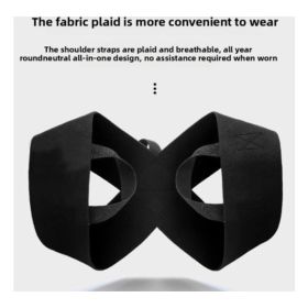 Fitness Heavy Shoulder Straps, Adjustable Fitness Posture Corrector Training Straps, Back Straightener Posture Corrector For Men Weight Training, (Option: L)